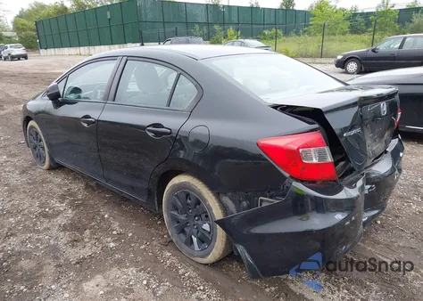 2012 Honda Civic Lx из США, поврежденный, VIN 2HGFB2F56CH574249